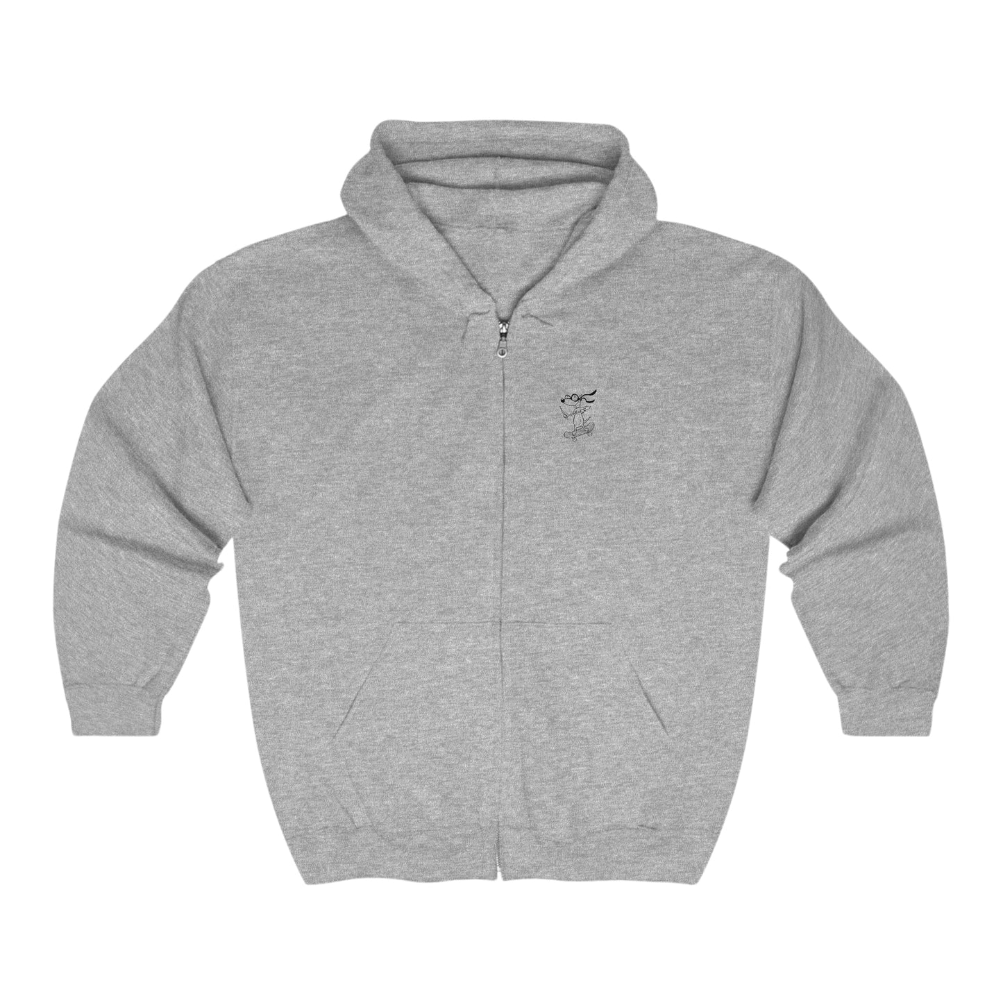 No STRESS Weasel Zip Up Hoody